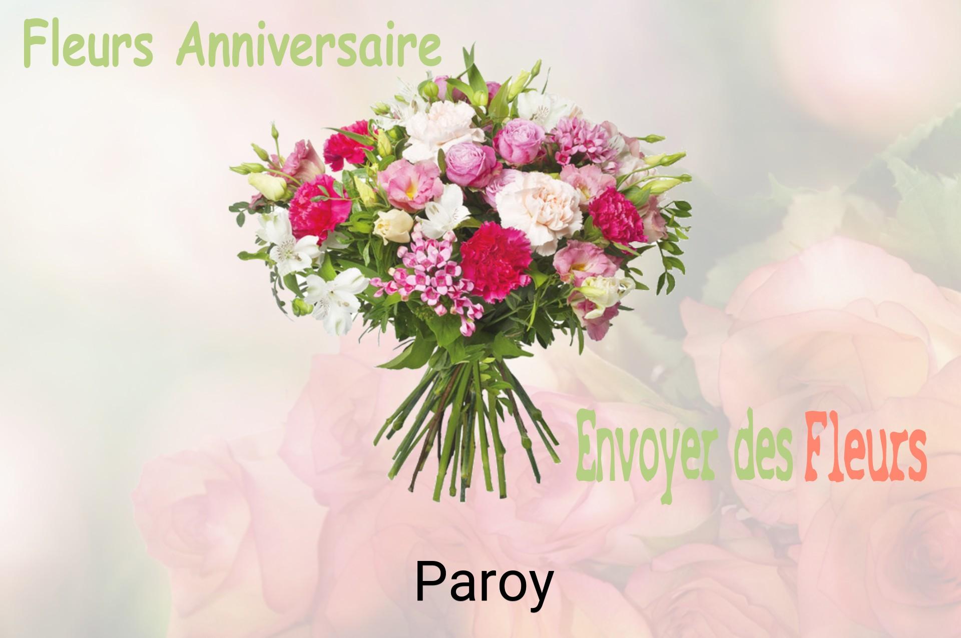 Bouquet de fleurs d’anniversaire livré à Paroy