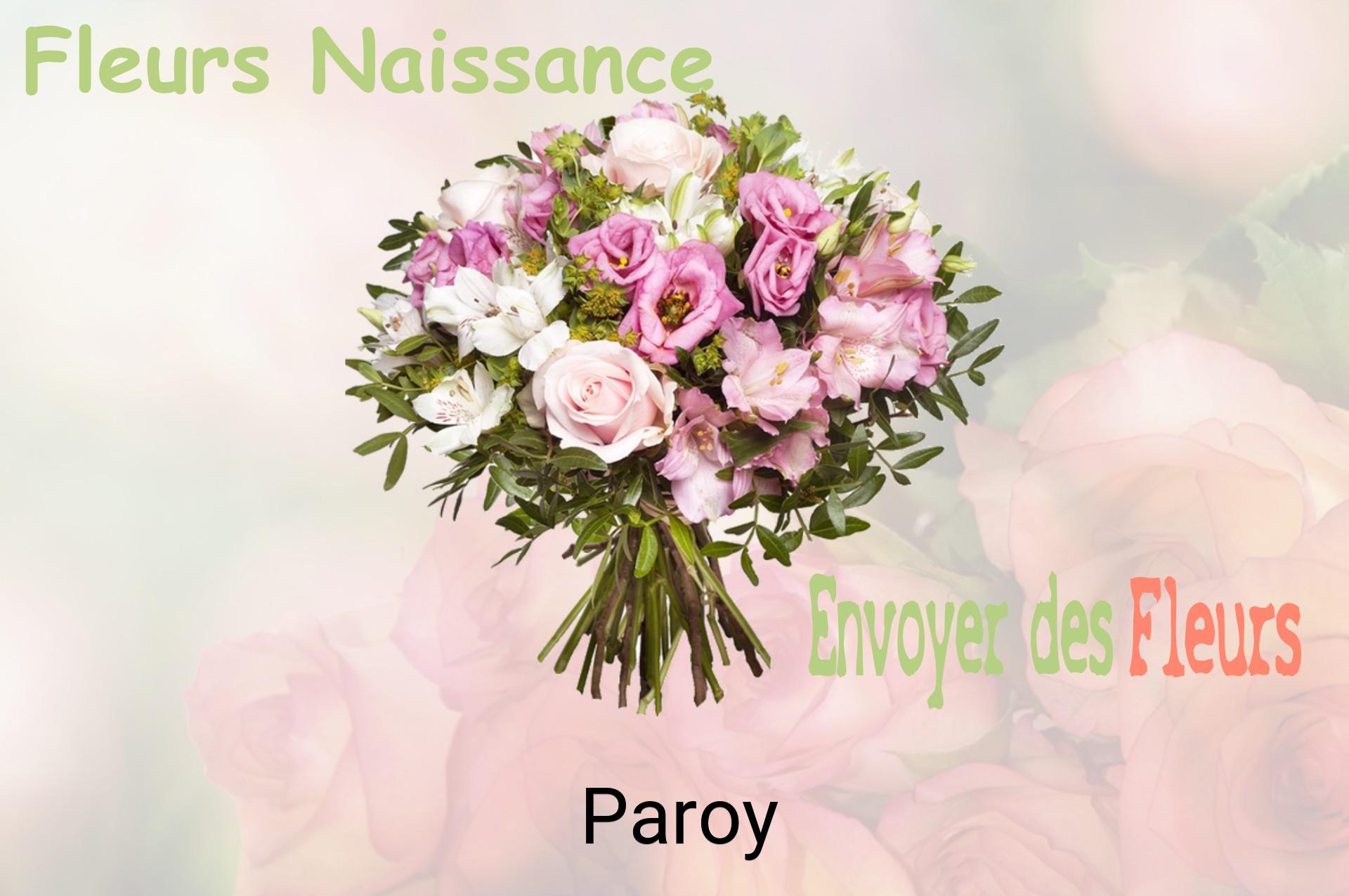 Bouquet de fleurs de naissance livré à Paroy